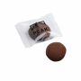 Individueel verpakt koekje in bedrukte folie, Transparant, Chocolade