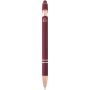 Nanna balpen met roségouden afwerking (blauwe inkt) - Bordeaux rood