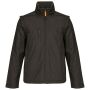Herenjack met afneembare mouwen dark grey / orange 3XL