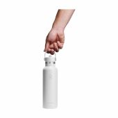 Hydro Flask Standard Mouth with Flex Straw Cap 621 ml waterfles - wit