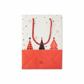 BOSSA MEDIUM - Papieren geschenkzakje (M) - Wit