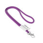 Polyester 2-kleurige koord-lanyard met full color label