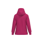 Eco damessweater met capuchon Fuchsia M