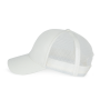 Ecologische uniseks truckerpet met 6 panelen Ivory One Size