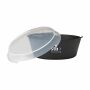 CirculBowl with Lid 1200ml - zwart