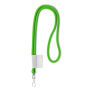 Polyester 2-kleurige koord-lanyard met full color label
