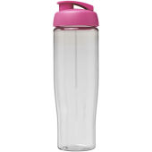 H2O Active® Tempo 700 ml sportfles met flipcapdeksel - Transparent/Roze