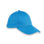 6-panel pet van biologisch katoen Ocean Blue One Size 6-panel pet van biologisch katoen Ocean Blue One Size