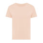 IQONIQ Yala dames lichtgewicht gerecycled katoen t-shirt, peach nectar (L)