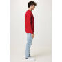 IQONIQ Etosha lichtgewicht gerecycled katoen sweater, rood (S)