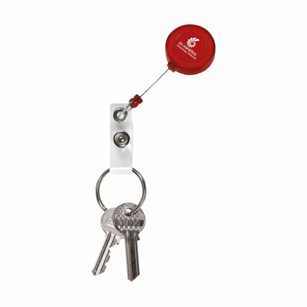 BadgeClip Badgehalter - transparent rot BadgeClip Badgehalter - transparent rot