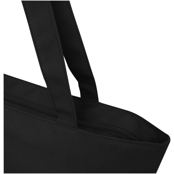 Panama GRS recycled zippered tote bag 20L - Solid black