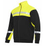 7103 FULL ZIP SWEATSHIRT PGL Black/Yellow 5XL