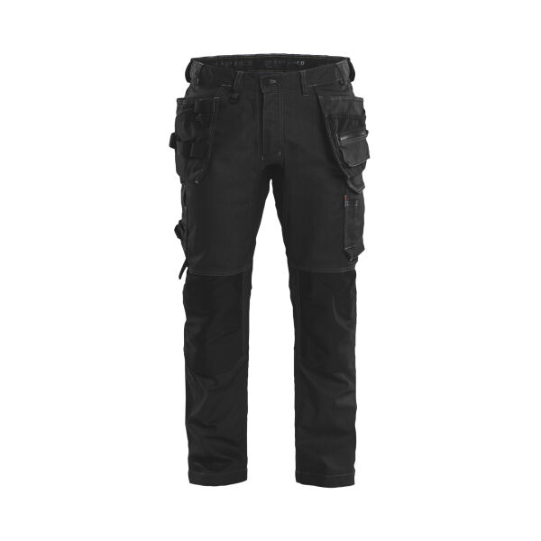 Werkbroek denim stretch met gereedschapszakken