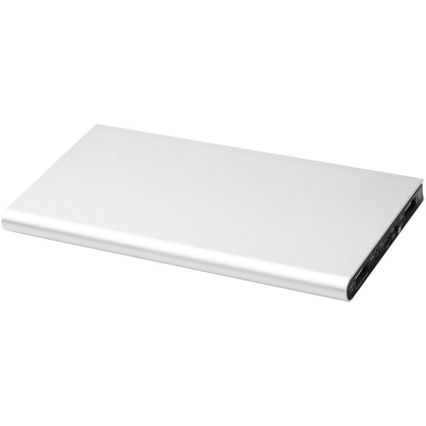 Plate 8000 mAh aluminium powerbank - Zilver