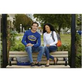 Ponoka biologisch heren t-shirt met lange mouwen - Blauw - M