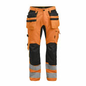 2240 Hi-vis stretch trousers hp oranje/zwart C64