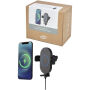 Pilot 15W wireless automatic car charger - Solid black