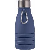 Siliconen opvouwbare drinkfles Erin 550 ml blauw