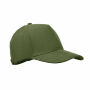 WALE - 5 panelen corduroy baseballcap - Legergroen