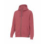 Cottover Gots Key FZ Hood man dusty red 4XL