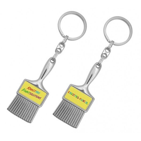 Sleutelhanger verfkwast Sleutelhanger verfkwast