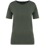 Ecologisch verwassen T-shirt ronde hals korte mouwen Washed Organic Khaki S Ecologisch verwassen T-shirt ronde hals korte mouwen Washed Organic Khaki S