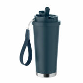 TOPAZ LARGE - Dubbelwandige beker 500ml - Marineblauw