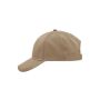 Brushed 6 Panel Cap beige
