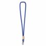 Polyester koord-keycord met bamboe plaatje