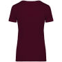 Ecologisch dames T-shirt Dark Cherry XXL