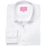 Ladies Albany Long Sleeve Classic Oxford Shirt, White, 8, Brook Taverner
