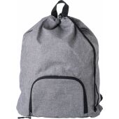 300D Two Tone opvouwbare trekkoordrugzak Camilla - grijs