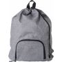 300D Two Tone opvouwbare trekkoordrugzak Camilla - grijs