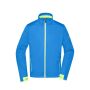 Men's Sports Softshell Jacket bright-blue/bright-yellow M