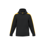 Tweekleurige teamwear hoodie voor kinderen Black / Sporty Yellow 12/14 jaar