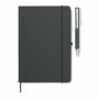 ELEGANOTE - Set notitieboeken gerecycled le - Zwart