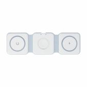 Draadloze oplader Trigo | 3-in-1 - wit