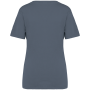 Ecologisch verwassen T-shirt ronde hals korte mouwen Washed Mineral Grey XXL Ecologisch verwassen T-shirt ronde hals korte mouwen Washed Mineral Grey XXL
