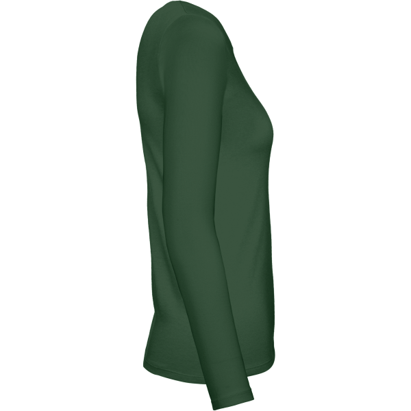 #E150 Ladies' T-shirt long sleeves Bottle Green XS #E150 Ladies' T-shirt long sleeves Bottle Green XS