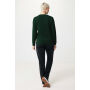 IQONIQ Zion gerecycled katoen sweater, forest green (XXL)