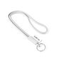 Polyester 2-kleurige koord-lanyard met full color label