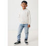IQONIQ Yengo kids recycled katoen hoodie met steekzakken, ivory white (910)