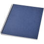 Desk-Mate® A5 recycled colour spiral notebook - Dark blue