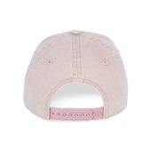 Ecologische uniseks pet met verwassen look Washed Petal Rose One Size