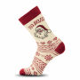 SOC LARGE - Paar kerstsokken L - Beige