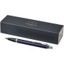 Parker IM balpen (blauwe inkt) - Blauw/Zilver