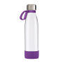 Fles RETUMBLER-myTOULON GLASS - paars, zilver, transparant Fles RETUMBLER-myTOULON GLASS - paars, zilver, transparant