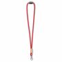 Polyester koord-keycord met bamboe plaatje