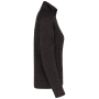 Heather damesvest met rits Dark Grey Melange 3XL
